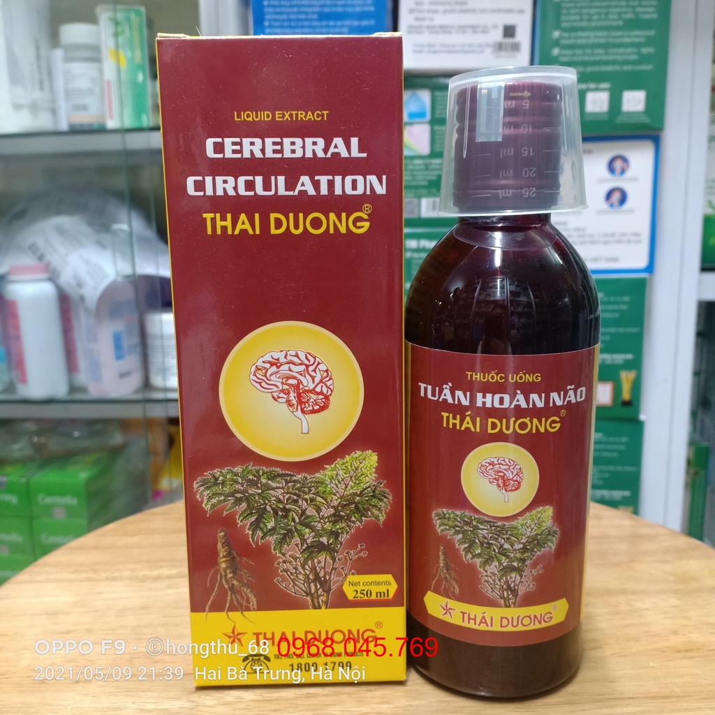 SIRO TUẦN HOÀN NÃO THÁI DƯƠNG chai 250ml
