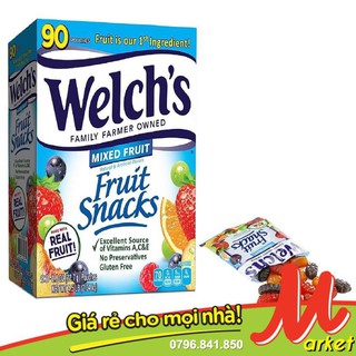 Kẹo dẻo trái cây Welch’s 22.7gr loại bịch nhỏ