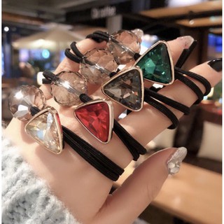 Dây buộc tóc pha lê dễ thương phong cách hàn quốc