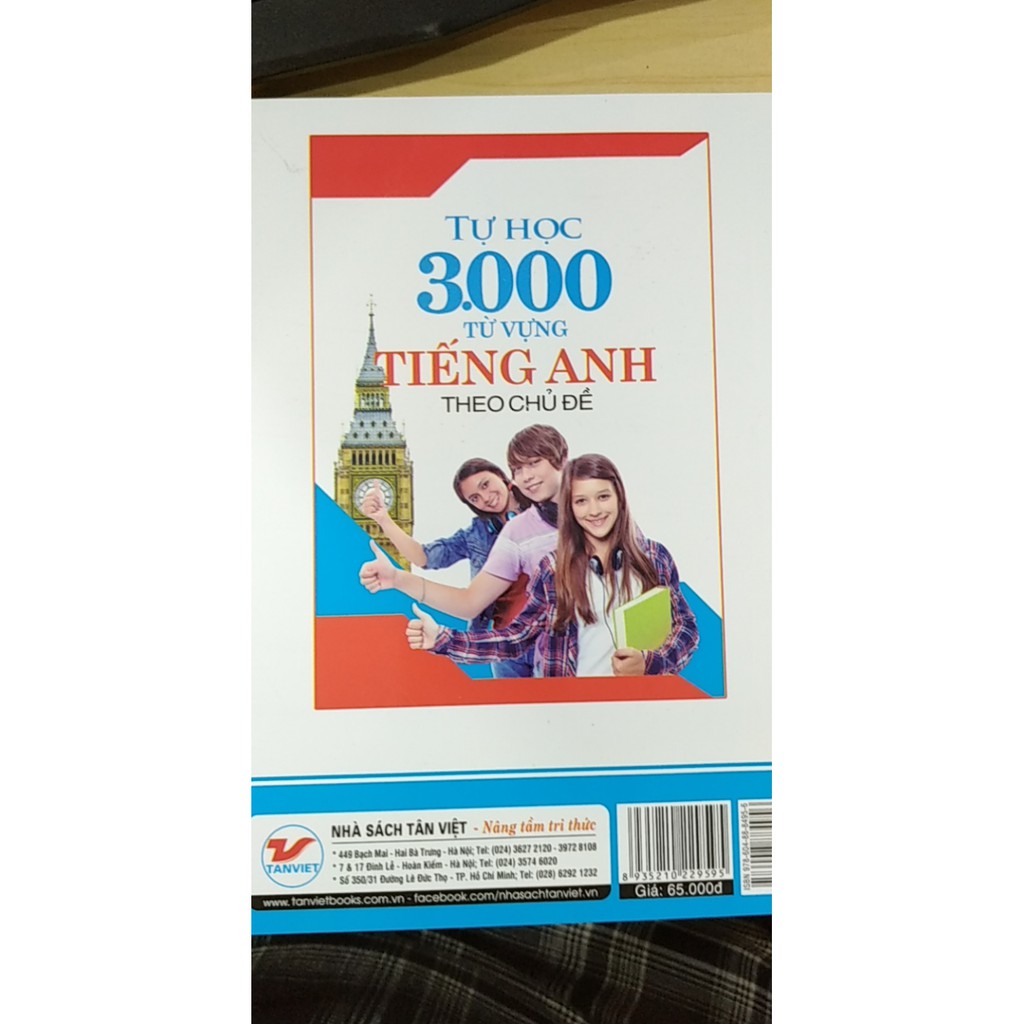 Sách - Tự Học 3000 Từ Vựng Tiếng Anh Theo Chủ Đề
