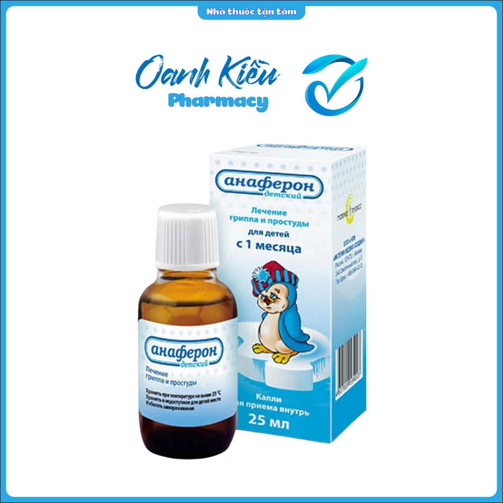 Siro Anaferon penguin của Nga giúp tăng sức khỏe 25ml - Tăng đề kháng chim cánh cụt cho bé dạng siro