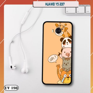 Ốp lưng nhám Huawei Y5 2017 in hình