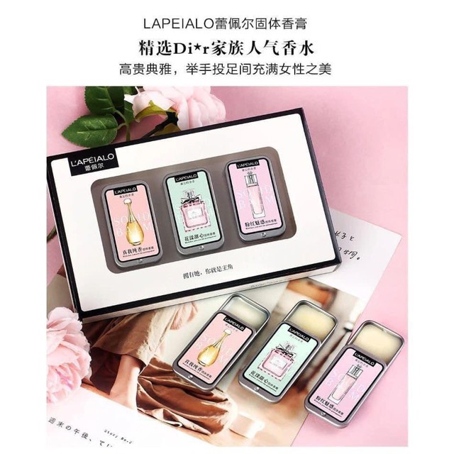 Nước hoa khô LAPEIALO - Món bảo bối hoài cổ mang theo bên mình, để tủ quần áo... | Thế Giới Skin Care