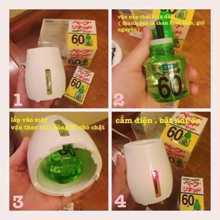 Máy đuổi muỗi Nhật Bản 60 ngày