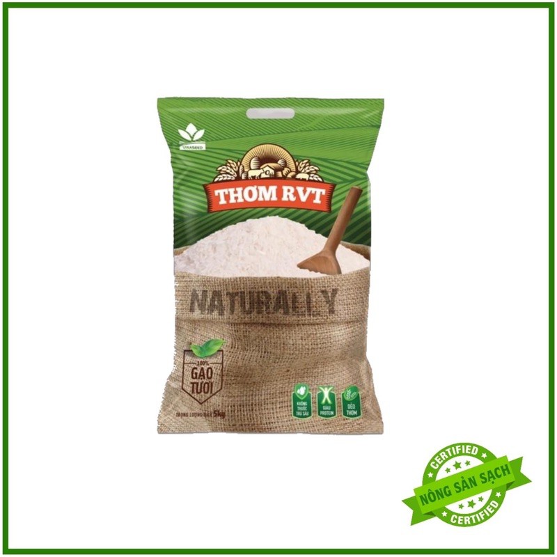 Gạo thơm RVT 5kg của Vinaseed