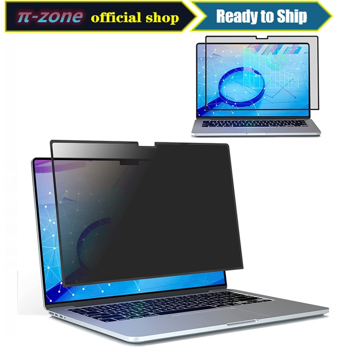Bộ Lọc Màn Hình Từ Tính Bảo Vệ Riêng Tư Cho Air 15.3 M2 13.6 Inch Macbook Pro 13 Inch  Macbook Pro 14.2 A2442 Pro 16 A2485 2021