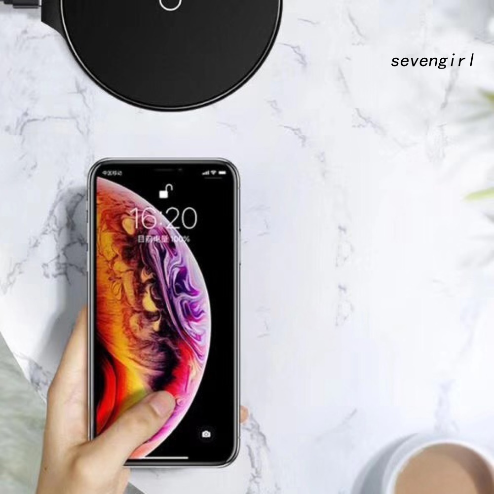 Đế Sạc Nhanh Không Dây Sev-5W / 10w Cho Iphone X Xs 11 Pro Max