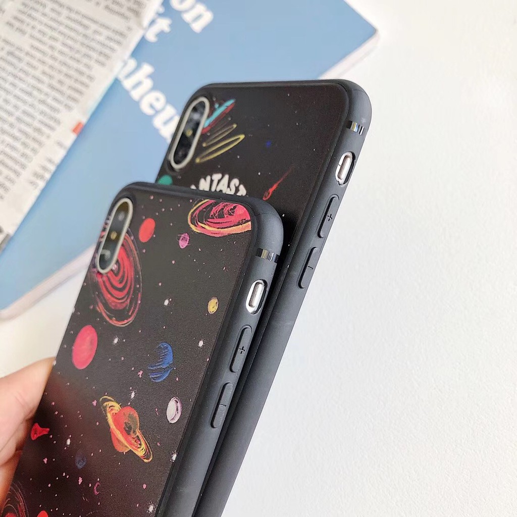 Ốp lưng TPU mềm hình vụ trụ cho IPhone X XR XS max 6s 7 8Plus | BigBuy360 - bigbuy360.vn