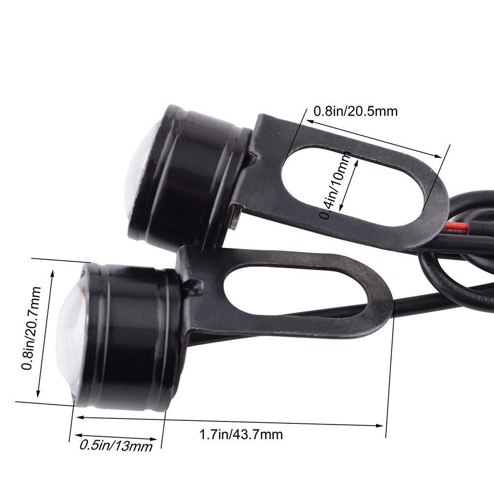 Đèn LED Mắt Đại Bàng 2 Trong 1 12V Cho Xe Máy