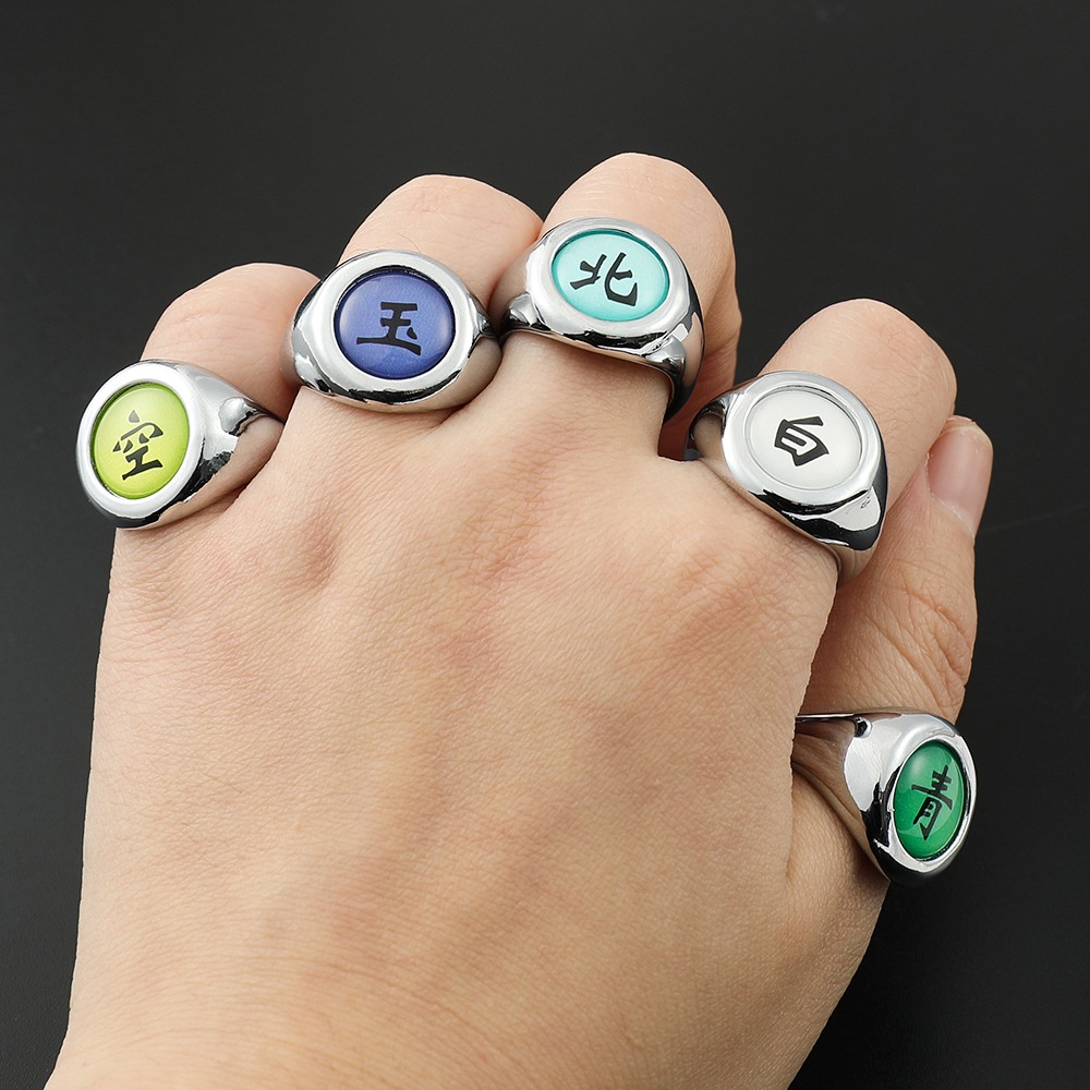 Vòng cổ Mặt Nhẫn Phong Cách Naruto Akatsuki