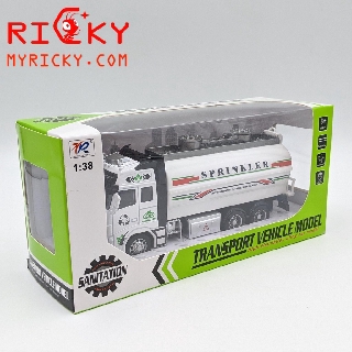 Mô hình sắt xe bồn chạy trớn đèn + nhạc vui nhộn