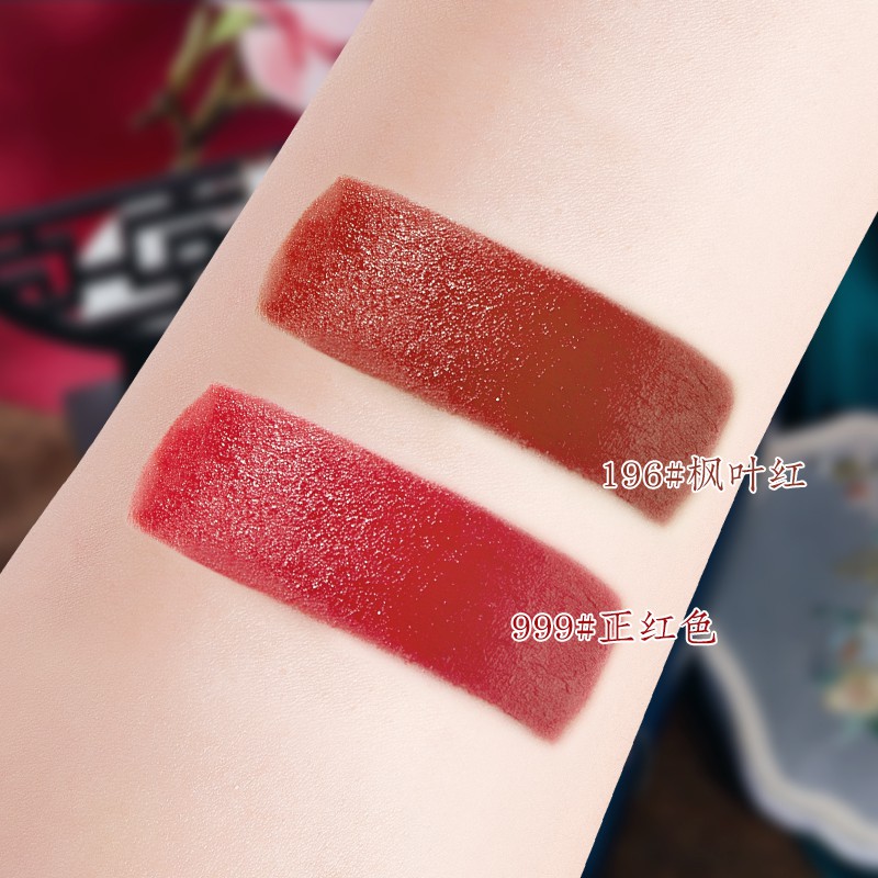 Set 2 son môi GDTIMA nhung lì thiết kế dạng ống dài chống thấm nước không phai màu