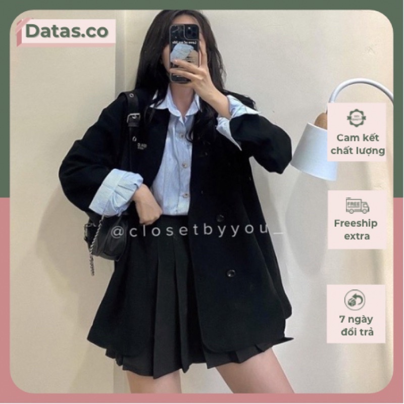 ÁO BLAZER CHỮ NGỰC