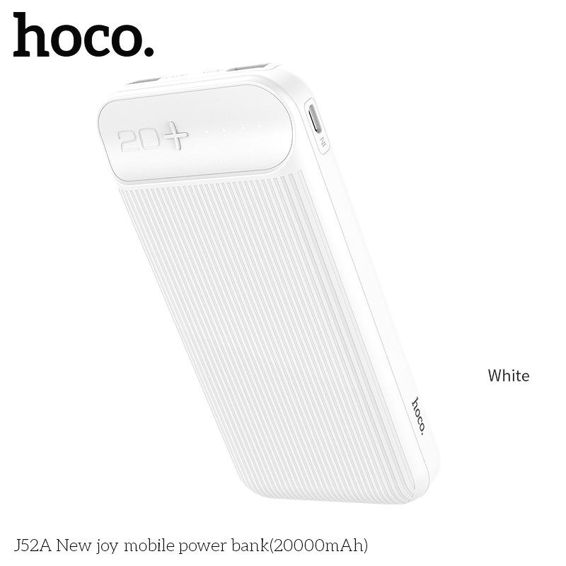 Pin Sạc Dự Phòng 20000mAh Hoco J52A 2 Cổng sạc - Hàng Chính Hãng