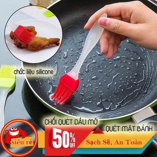 ⚡️GIÁ TỐT⚡️ Chổi Cọ Silicone Chuyên Quét Dầu, Bơ, Gia Vị, Nước Sốt, Làm Bánh, Chiên Rán Thịt