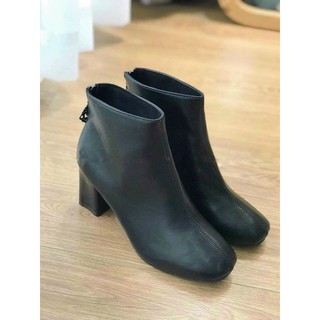 bốt da mềm đế 7 phân