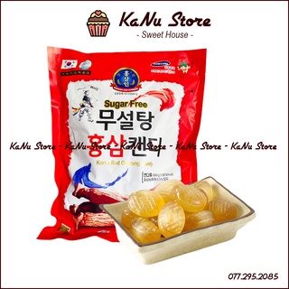 Kẹo Hồng Sâm Không Đường Hàn Quốc 500gr (gói đỏ)