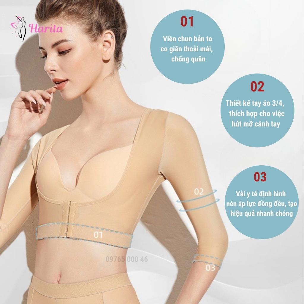 Áo gen nịt định hình tay lưng sau hút mỡ, sau sinh Harita cao cấp xuất Nhật