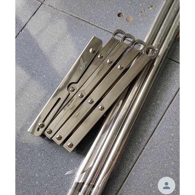 Bộ giá đỡ giàn phơi quần áo thông minh inox 201 và 304