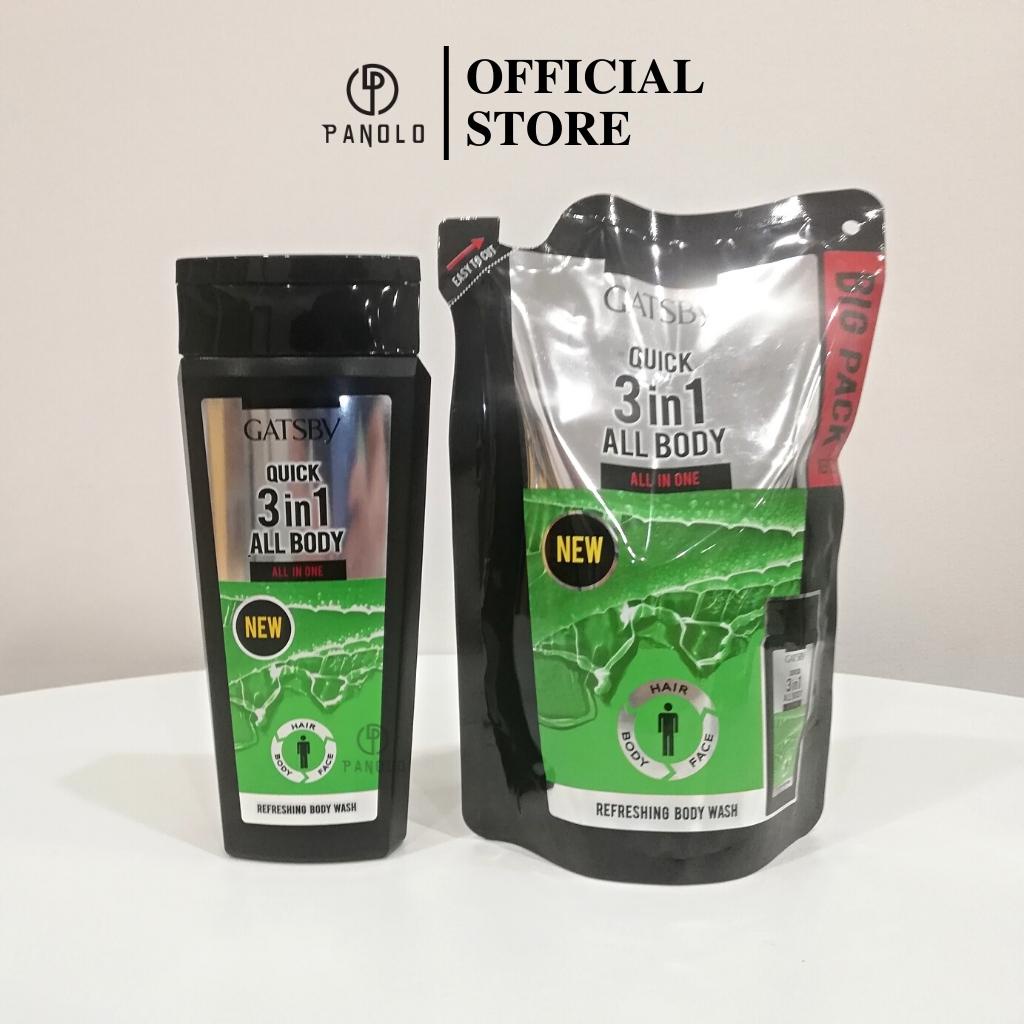 Sữa tắm cho nam mát lạnh Gatsby Refresh Burs 250ml & 450ml
