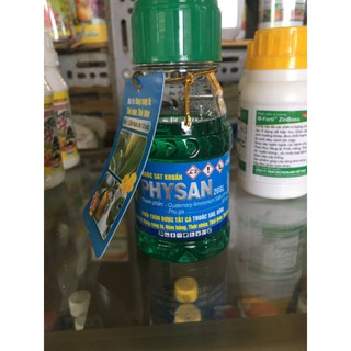 Thuốc sát khuẩn physan 20sl trừ bệnh nấm cây trồng và rong rêu. (chai 100ml)