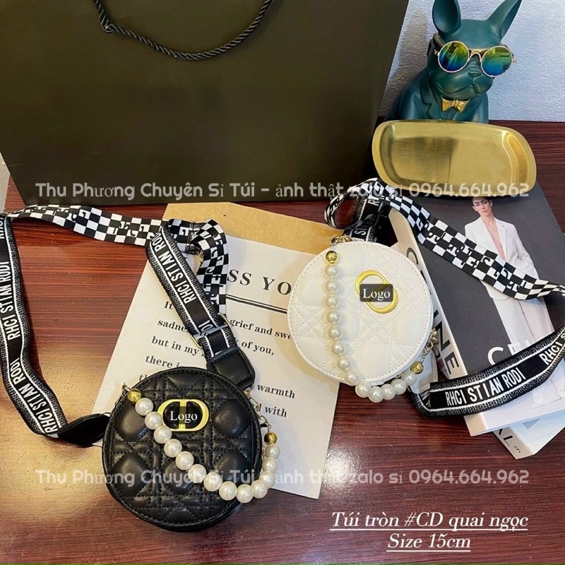 [FREESHIP] Túi cốp tròn siêu xinh da mềm kèm dây đeo chéo bản to hottrend (hàng chuẩn hình)
