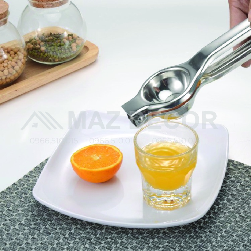 SALE GIÁ SỈ TẠI XƯỞNG Dụng cụ kẹp ÉP CHANH quất hoa quả inox cao cấp dày dặn đẹp sáng bóng