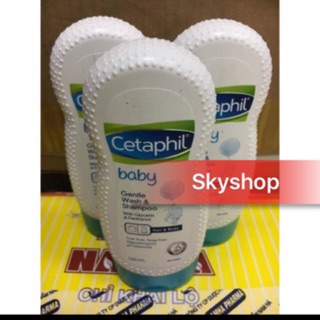 ( Date 9/2020)Sữa tắm gội cetaphil baby-gentle wash & shampoo