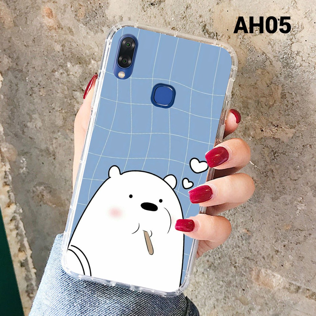 Ốp lưng VSmart - VSmart Bee - Star - Live - Active 1 - Active 1 Plus in hình gấu We Bare bears