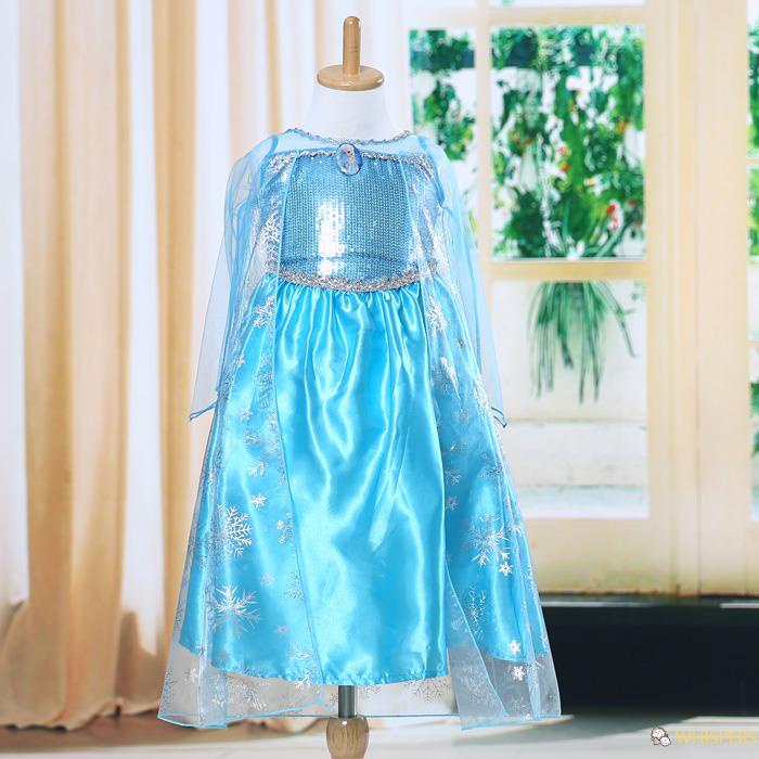 Bộ Đồ Hóa Trang Công Chúa Anna Elsa Xinh Xắn Cho Bé Gái Từ 3-8 Tuổi