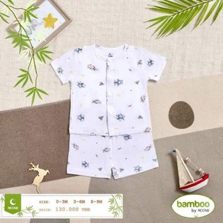 BỘ CỘC PETIT SỢI TRE MOON 0-3/3_6/6-9 THÁNG