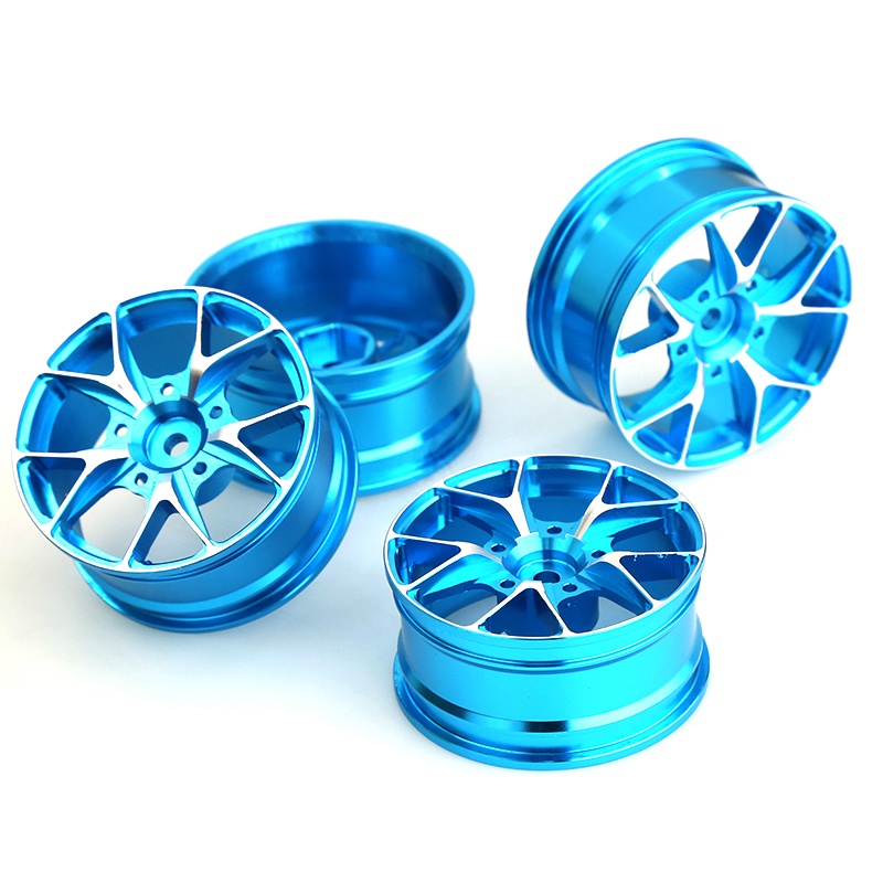 Bánh Xe Cao Su Bằng Kim Loại Dành Cho Xe Hơi Điều Khiển Từ Xa 1/10 HSP 94123 94122 FW06 TT01 TT02