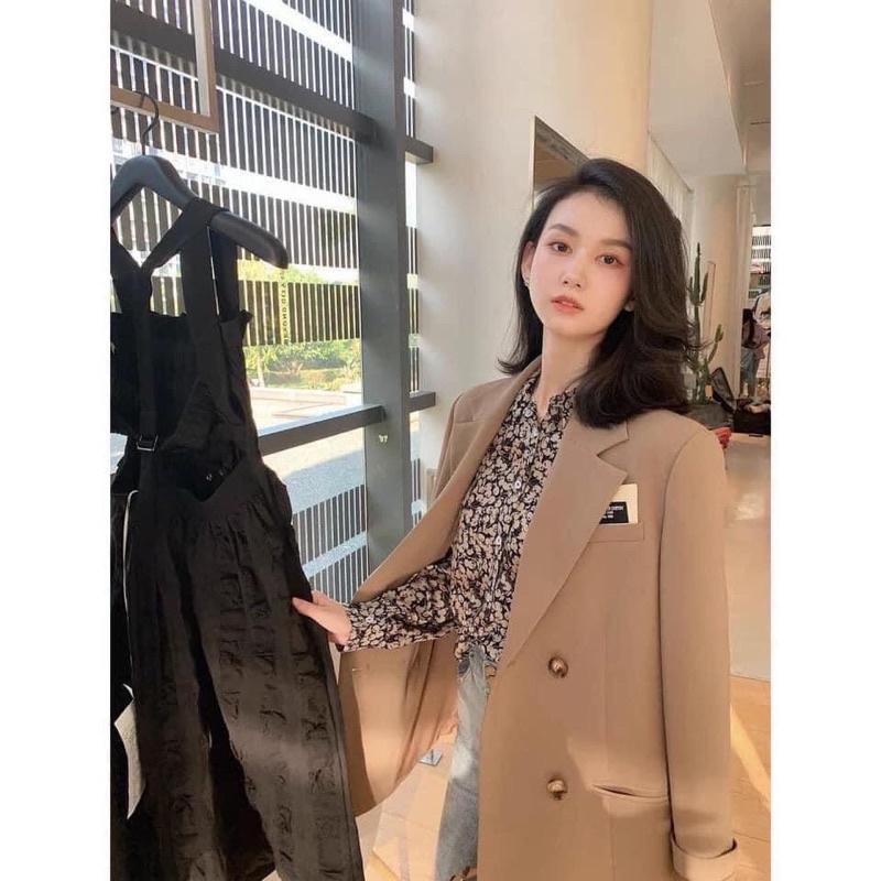 [Ảnh thật] ⚡️Áo vest 4 cúc 2 màu đen nâu