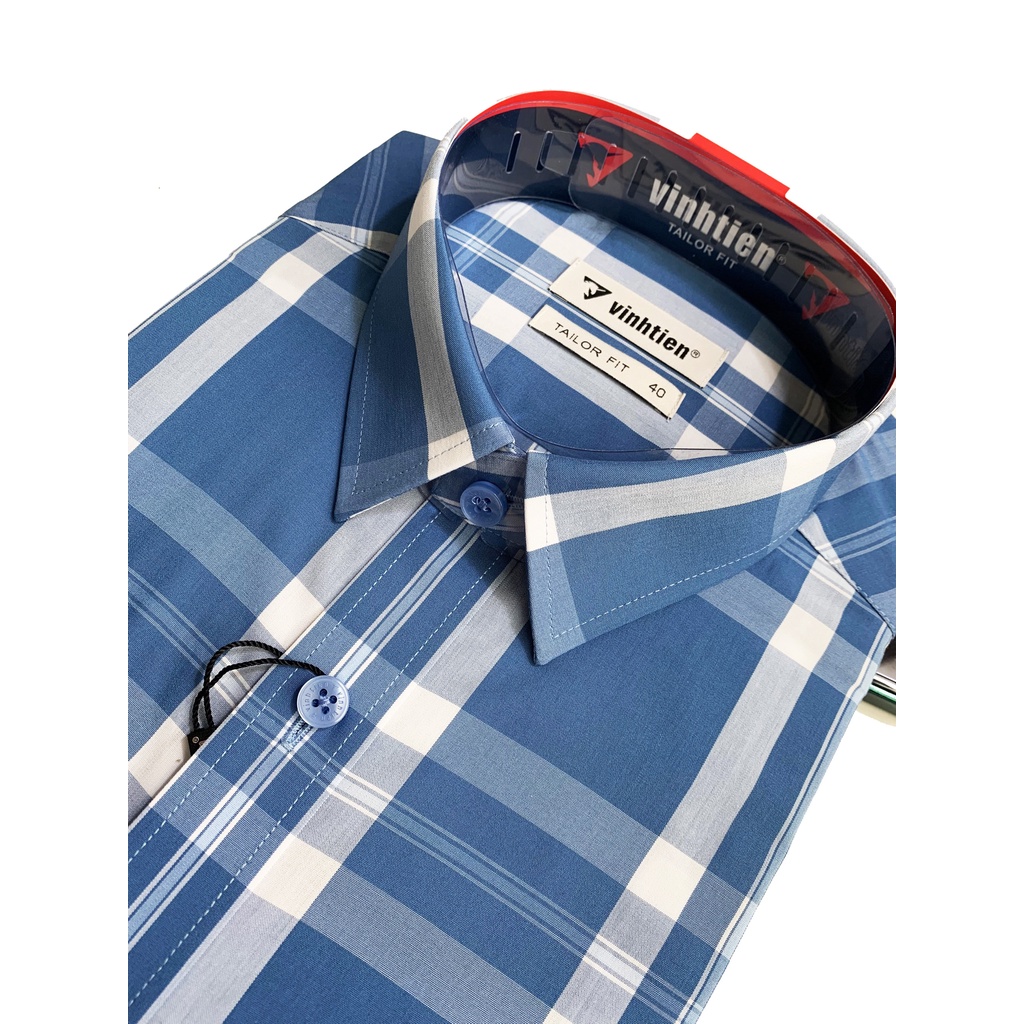 Áo Sơ Mi Bamboo Ngắn Tay Dáng Trẻ TaiLor Fit Vĩnh Tiến G286