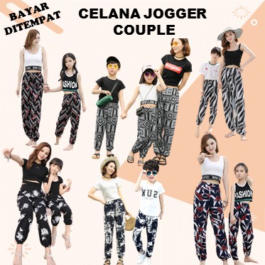 Quần jogger Cotton lụa phong cách bohemian Hàn Quốc cho nữ