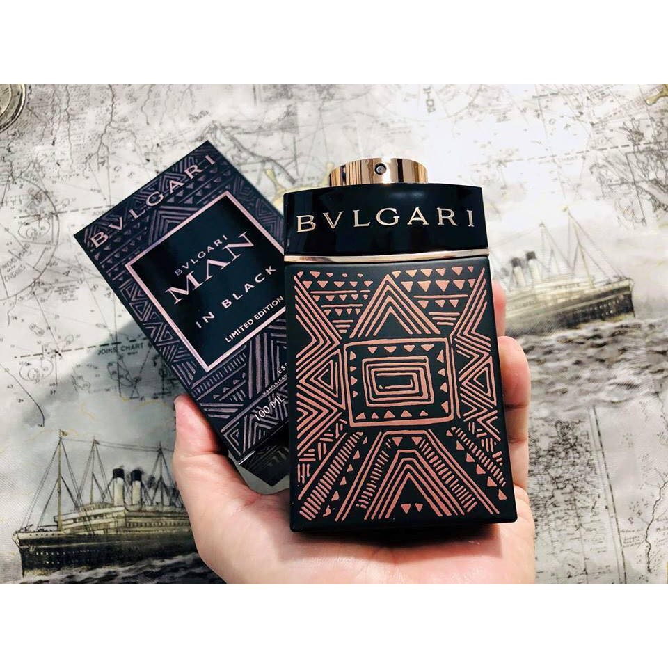 Auth - Nước hoa Bvlgari Man In Black Esssence Limited Edition EDP for men 100ml