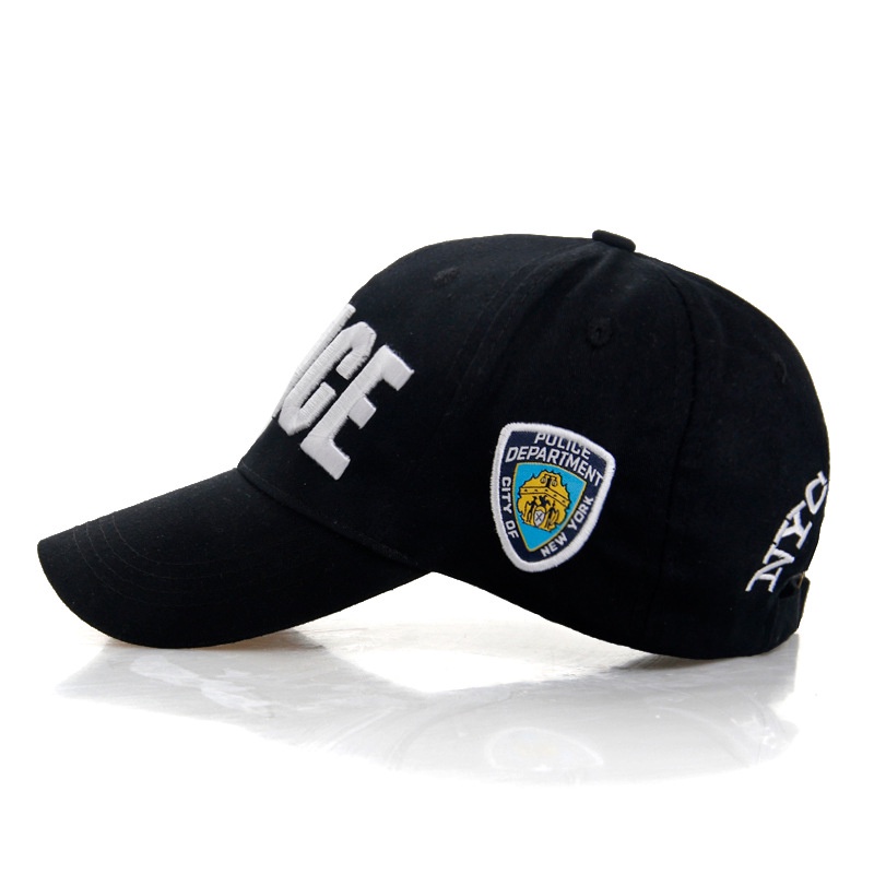 Nón Lưỡi Trai Họa Tiết Chữ Police Cá Tính Dành Cho Nam Và Nữ