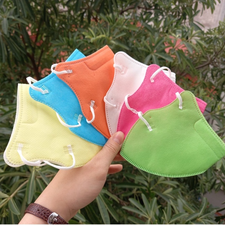 Khẩu trang trẻ em tiêu chuẩn N95 gồm 2 lớp cao phân tử