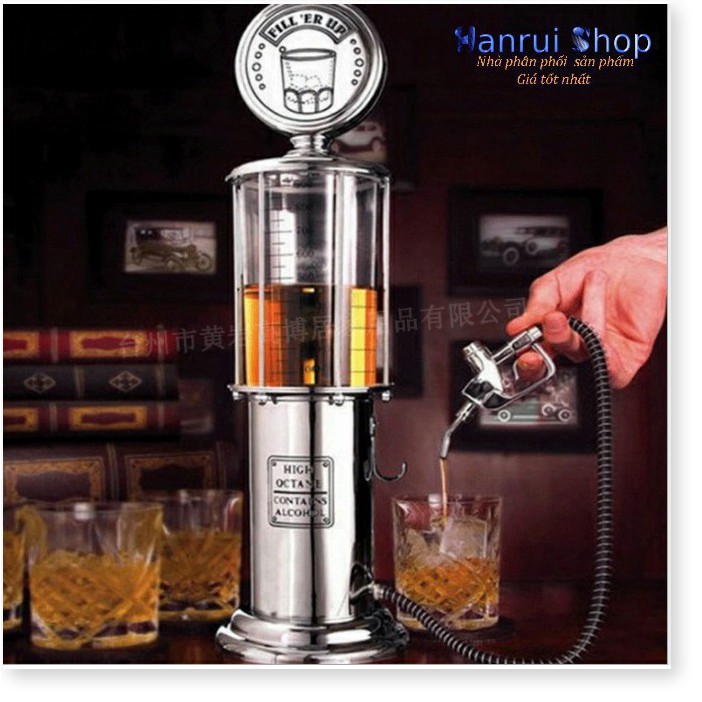Tháp bia phong cách trạm bơm xăng độc đáo dung tích 1000ml