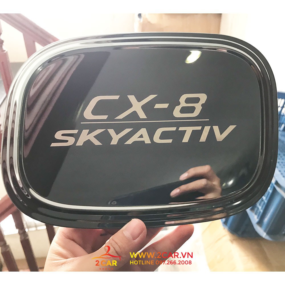 Ốp Nắp Bình Xăng Xe Mazda CX8 titan cao cấp