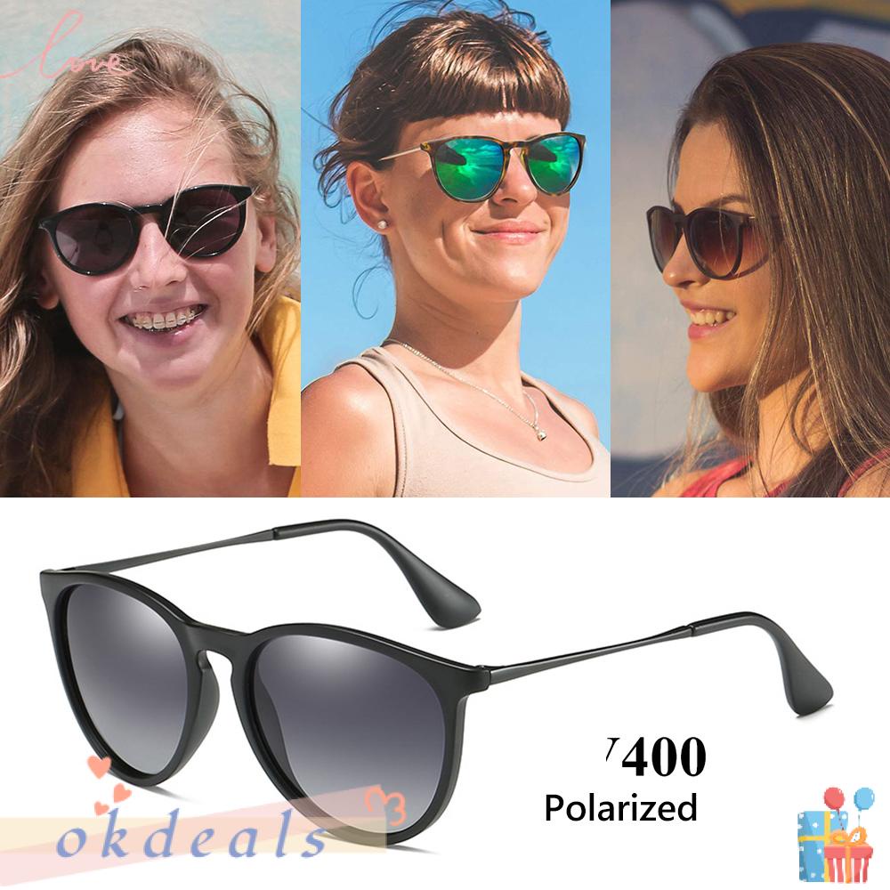 Kính Mát Tròng Tròn Chống Tia UV Phong Cách Vintage Thời Trang Mùa Hè Cho Nam Và Nữ