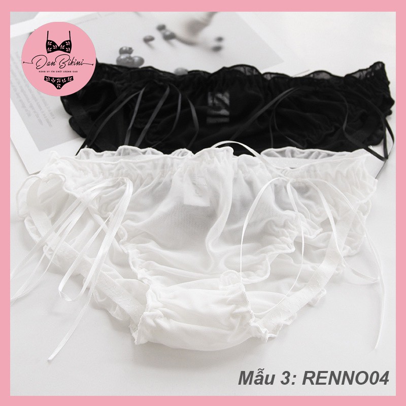 Quần Lót Ren Nữ Sexy Gợi Cảm cao cấp bèo nhún mềm mại quyến rũ mã A067 | BigBuy360 - bigbuy360.vn