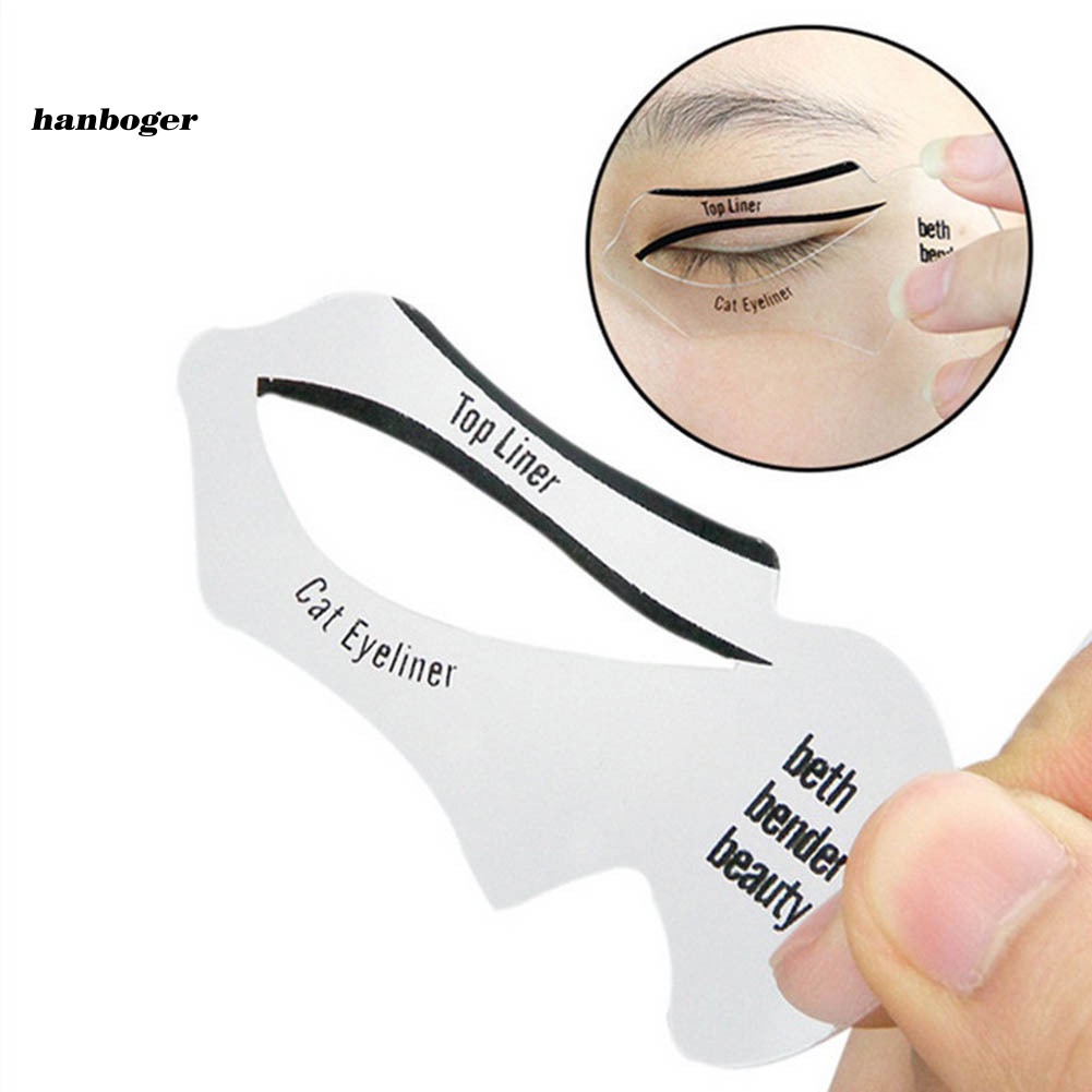 (Hàng Mới Về) Set 2 / 10 Khuôn Kẻ Mắt Trang Điểm Chuyên Nghiệp | BigBuy360 - bigbuy360.vn