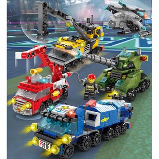 [HOT 2020] Đồ chơi lắp ráp ô tô máy bay xe tăng, đồ chơi lego xếp hình chất liệu nhựa ABS an toàn - QUEENLOVE88