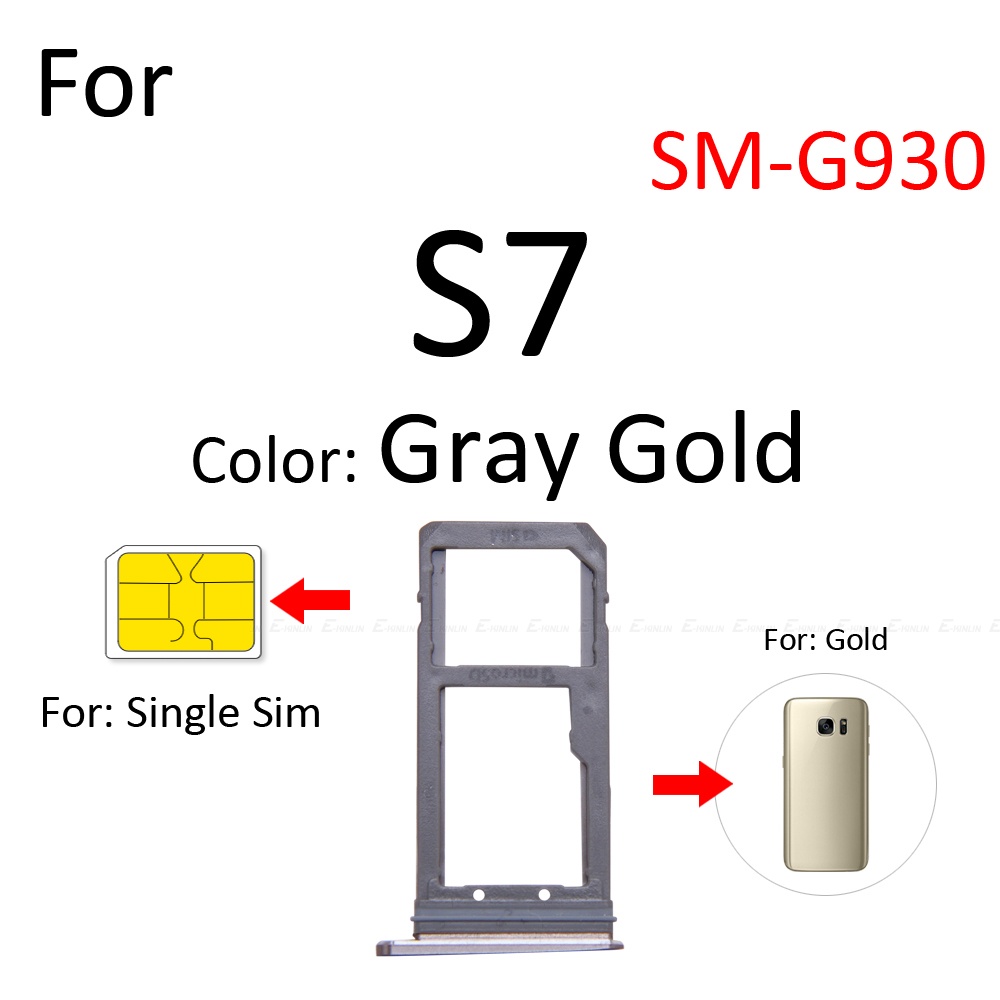 Khay Đựng Thẻ Sim Cho Điện Thoại Samsung Galaxy S7 Edge G930 G935