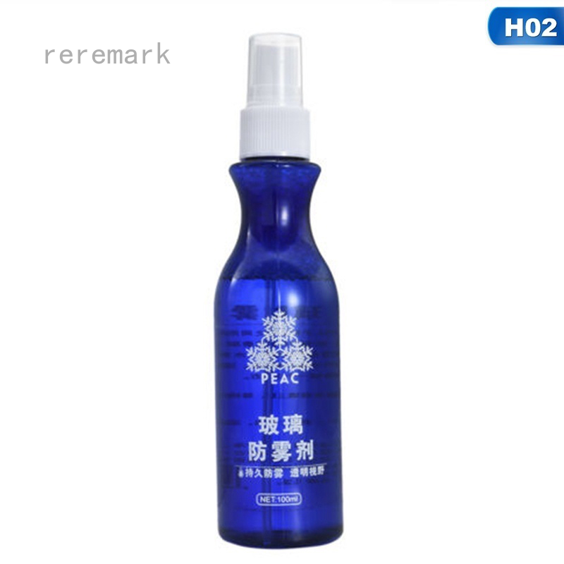 Bình Xịt Nano Chống Sương Mù Chống Thấm Nước Dung Tích 100ml Cho Kính Xe Hơi