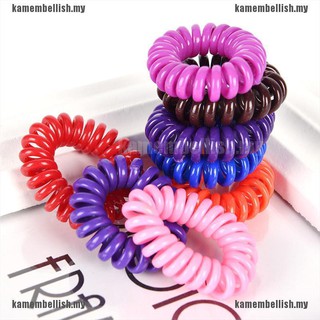 Set 10 dây buộc tóc lò xo co giãn