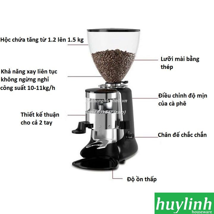  Máy xay cà phê chuyên nghiệp Heycafe HC600 phiên bản 2.0