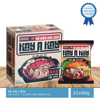 Mì ăn liền kay a kay thương hiệu kokomi vị hải sản 90g