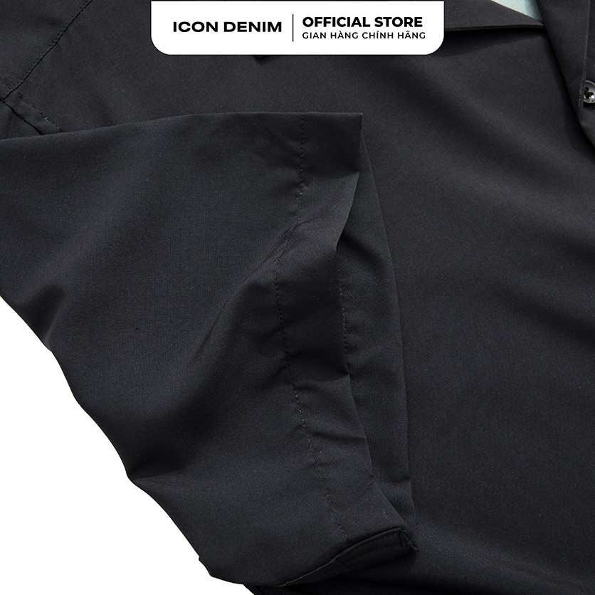 Áo Sơ Mi Nam ICON DENIM Tay Ngắn Cổ Bẻ City Night | BigBuy360 - bigbuy360.vn